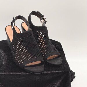 Franco Sarto Womens Sandals in Black Size 7.5